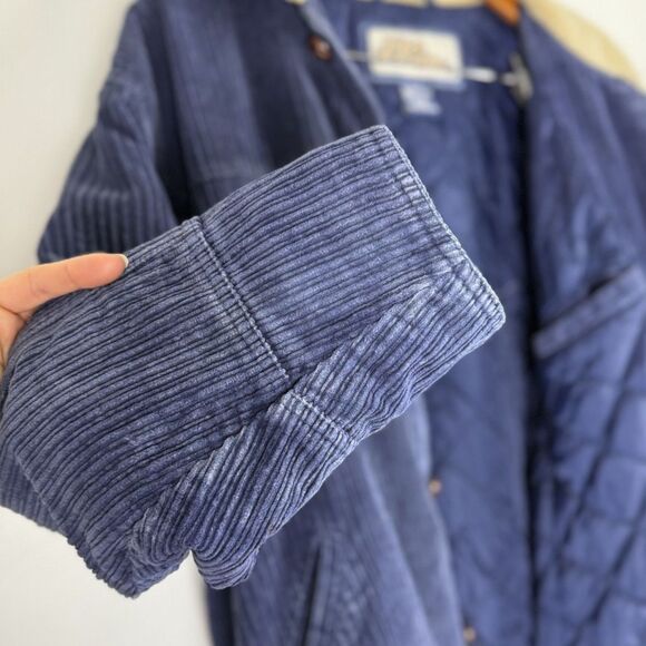 Vintage 90s NO FEAR Wide-Wale Corduroy Jacket, Faux Sherpa Collar, Made in Hong - Picture 7 of 14